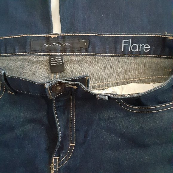 Women's Calvin Klein Blue Jean's, Size; 10 - Picture 3 of 5